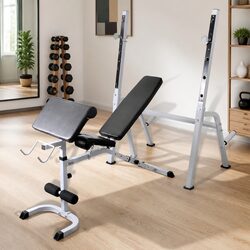Adjustable Multi-Exercise Workout Bench Home Gym Fitness Training Equipment