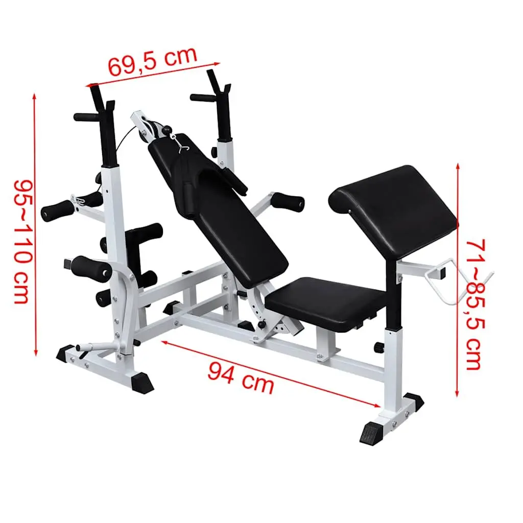 Weight Multi Bench Home Gym Training Equipment Adjustable Size