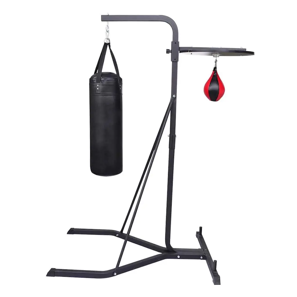 2 Way Boxing Stand Punching Bag Holder Speedball Platform Home Gym Training