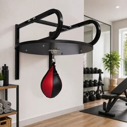 Speed Ball Platform Set Bracket Swivel Boxing Punch Bag Training Equipment