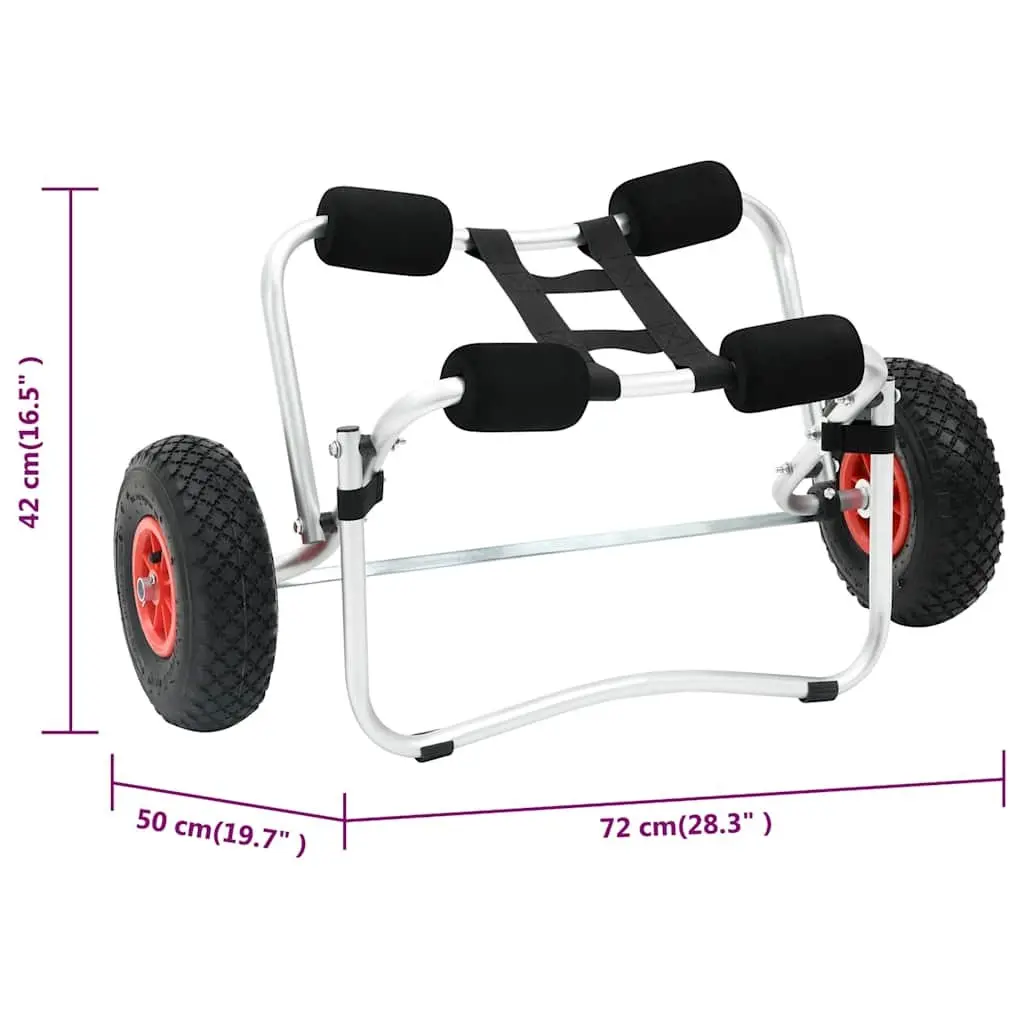 Kayak Trolley Cart Lightweight Aluminum Portable Beach Transport