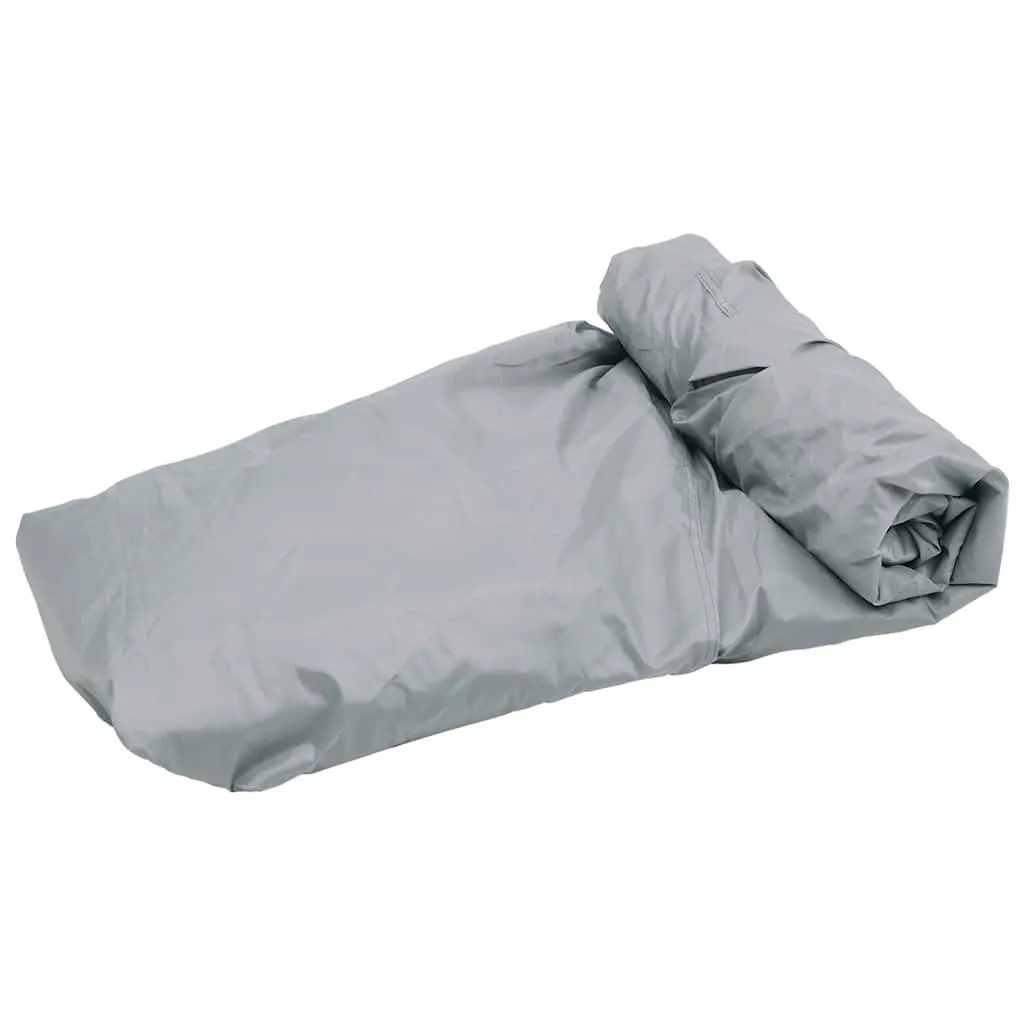 Boat Cover Heavy Duty Water Repellent Grey 610-671cm Length