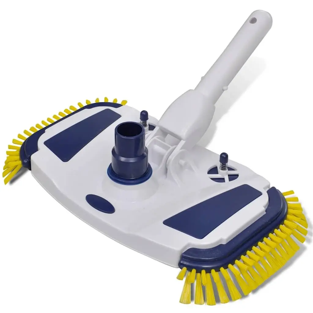 Pool Vacuum Head Cleaner Replacement 32mm 38mm Hose Connection with 7 Bottom Brushes and 2 Side Brushes