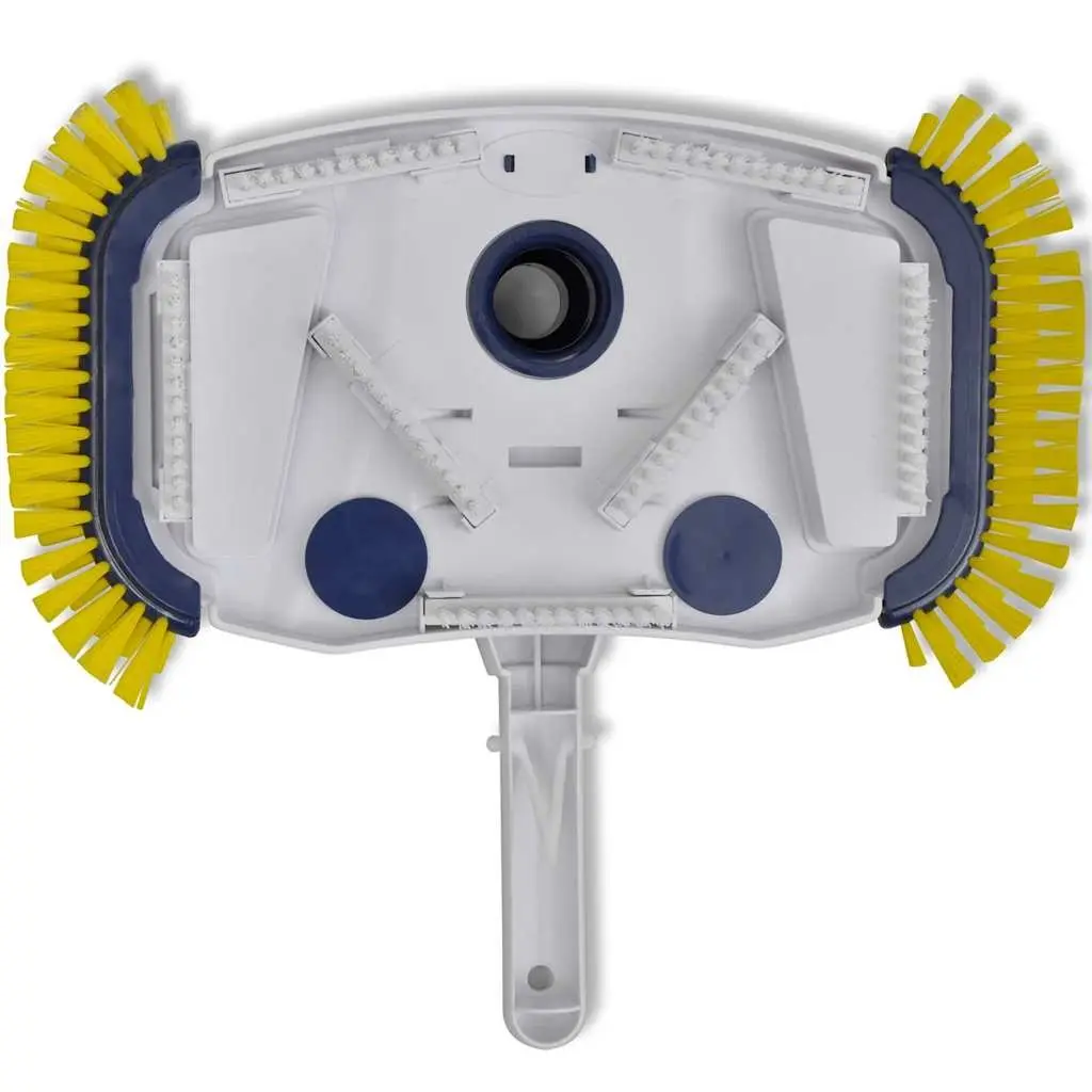 Pool Vacuum Head Cleaner Replacement 32mm 38mm Hose Connection with 7 Bottom Brushes and 2 Side Brushes