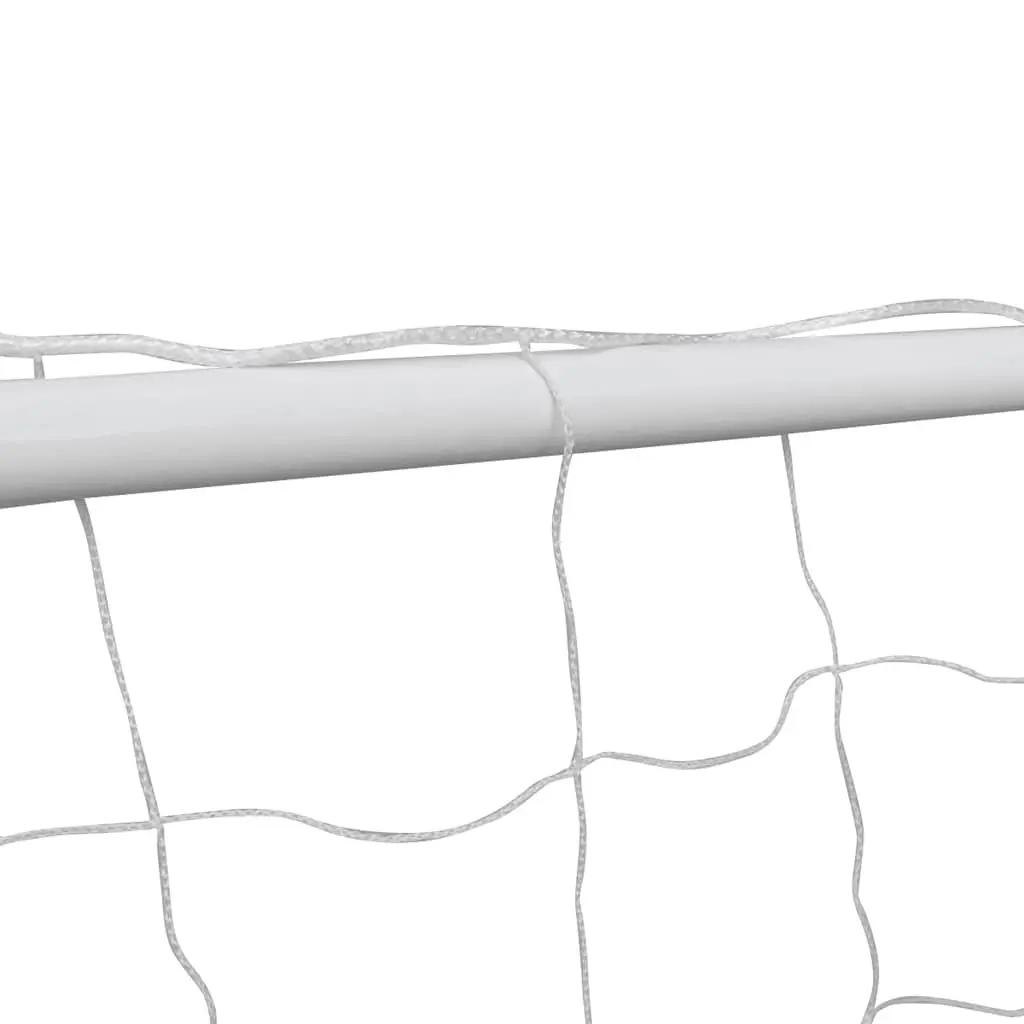 Soccer Goal Post Set Steel Frame 240x90x150cm Weather Resistant Net