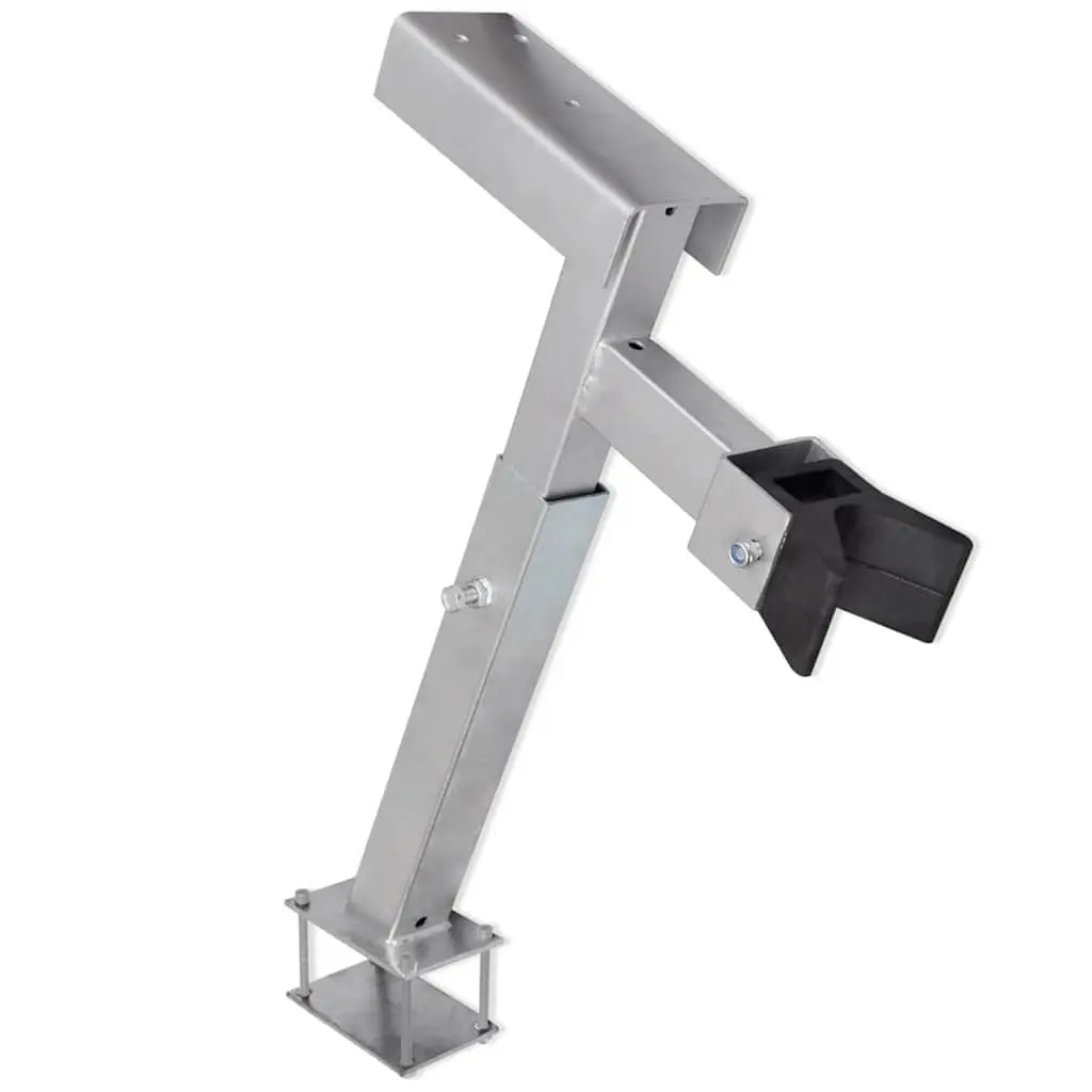 Boat Trailer Winch Stand Bow Support Blue Adjustable Height Stable Front Brace