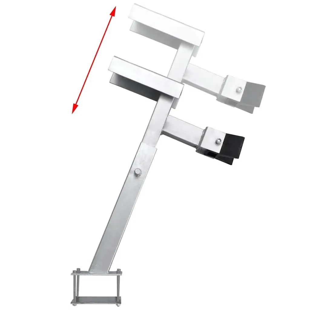 Boat Trailer Winch Stand Bow Support Blue Adjustable Height Stable Front Brace