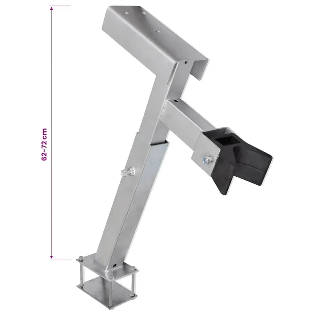 Boat Trailer Winch Stand Bow Support Blue Adjustable Height Stable Front Brace