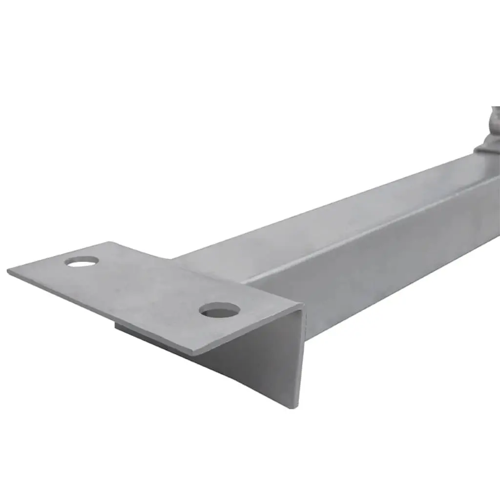 Boat Trailer Bottom Support Bracket with Keel Rollers Silver Adjustable
