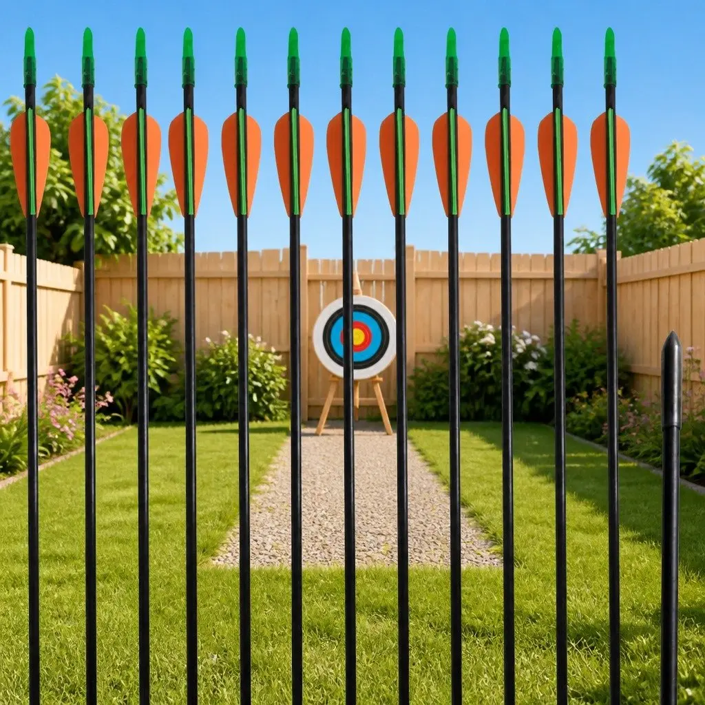 30" Fiberglass Arrows for Recurve Bows