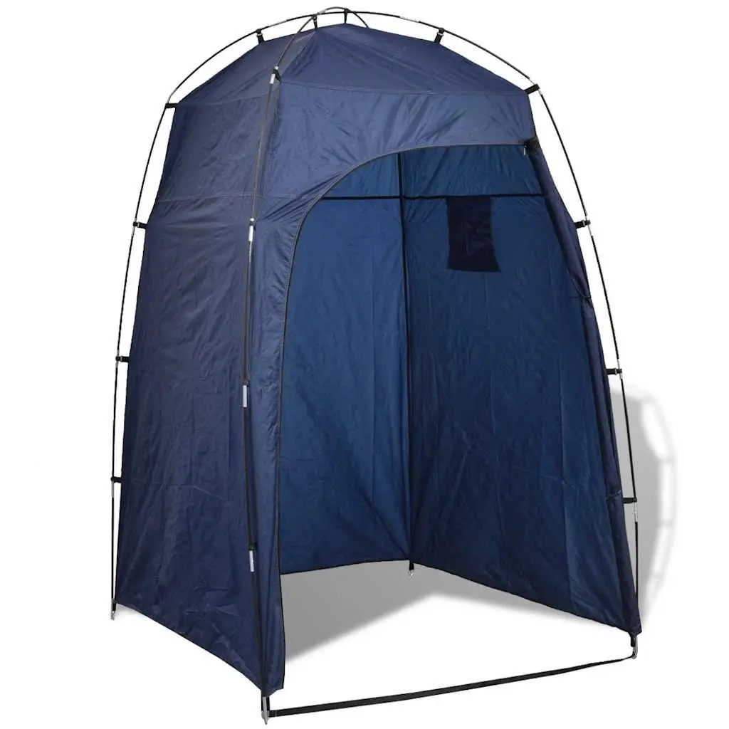 Portable Shower Tent Privacy Enclosure Camping Beach Changing Room Blue