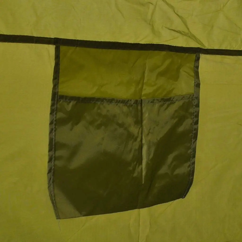 Portable Changing Room Shower Tent Privacy Enclosure Green Fiberglass Pole Frame