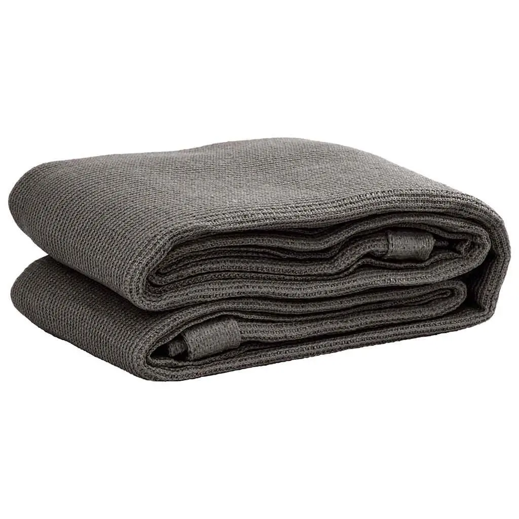 Tent Carpet 300x400 cm Outdoor Camping Ground Sheet with Eyelets Anthracite