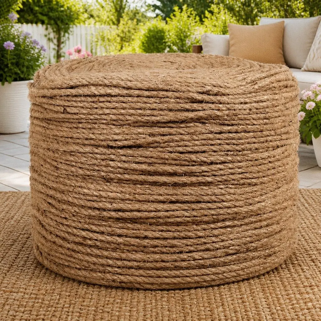 Jute Rope Natural 8mm 500m Brown