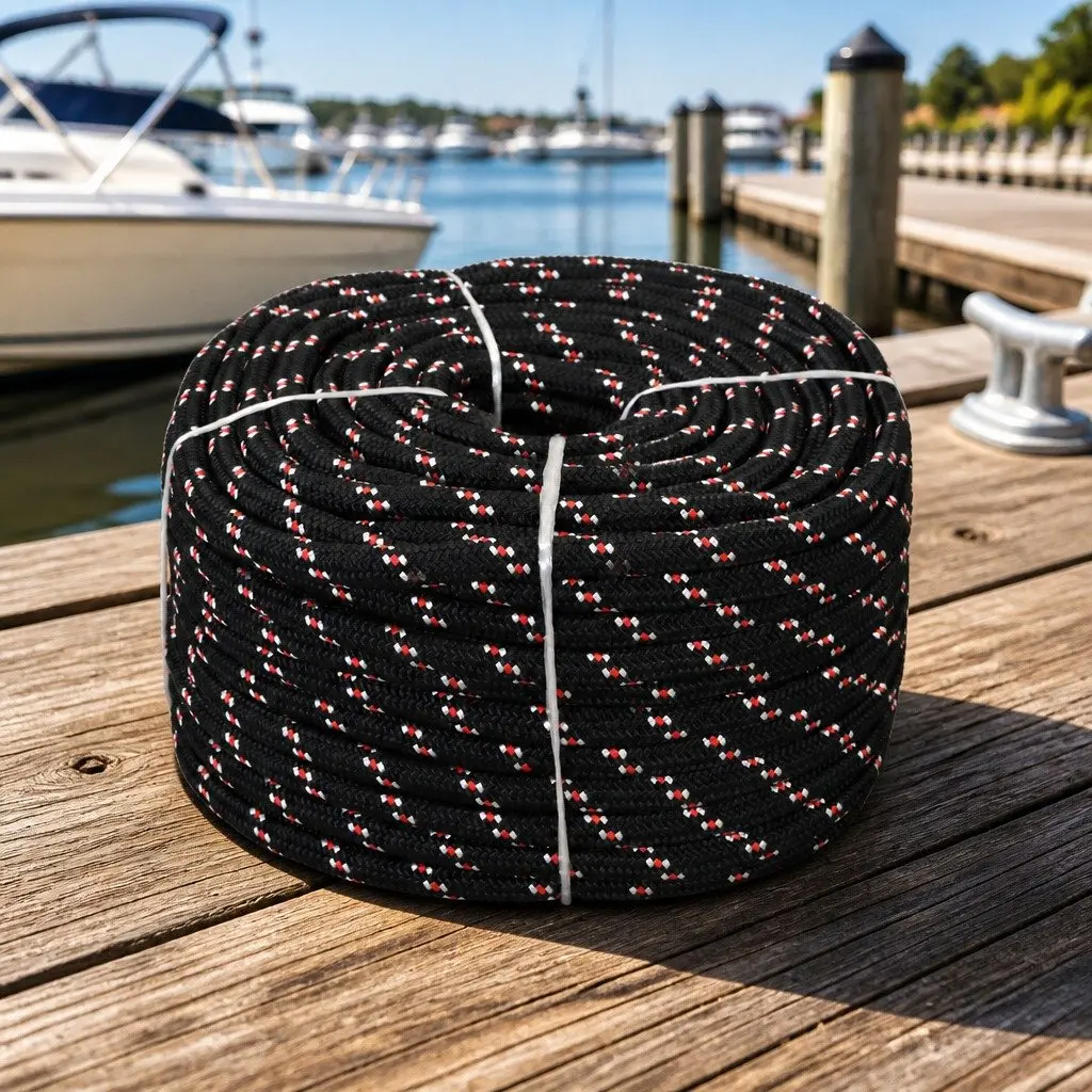 Marine Rope Polypropylene 10mm 50m Black