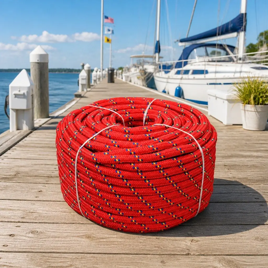 10mm Polypropylene Rope 50m Red