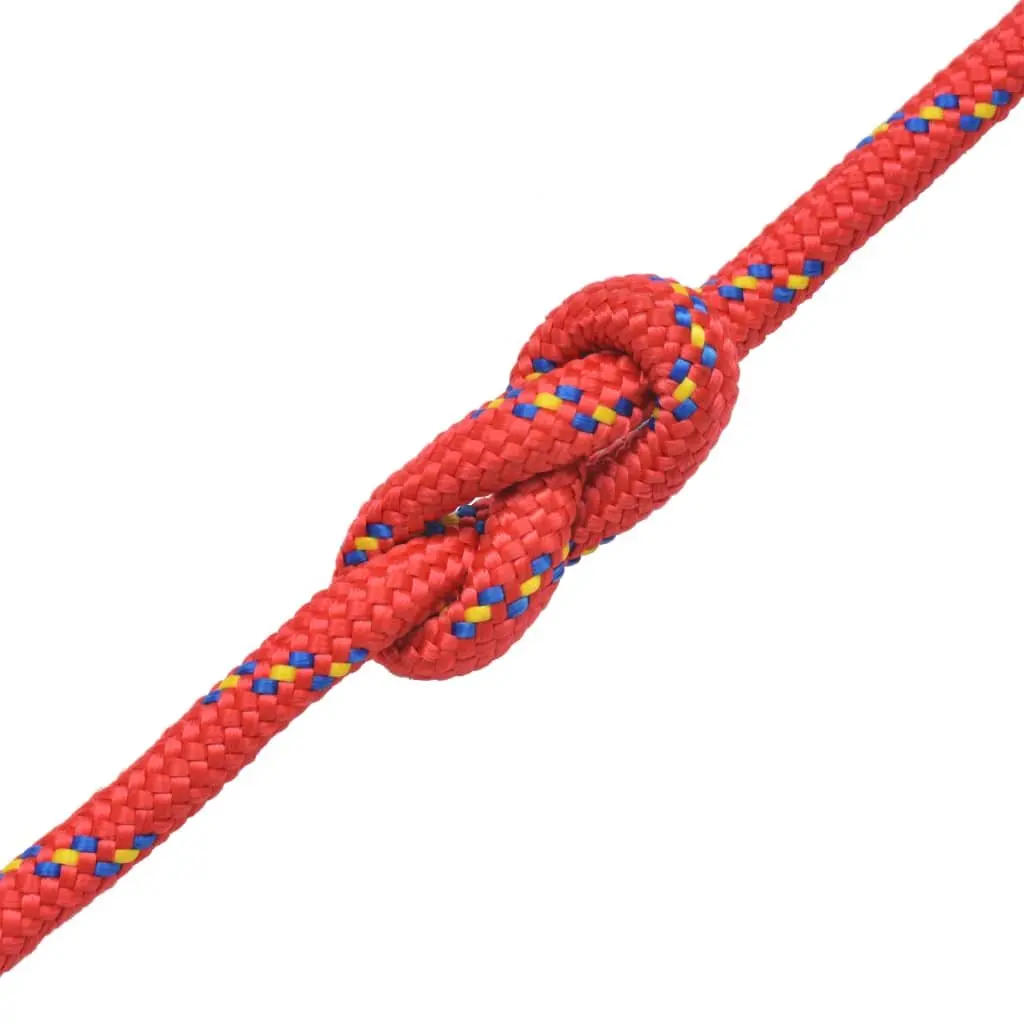 10mm Polypropylene Rope 50m Red