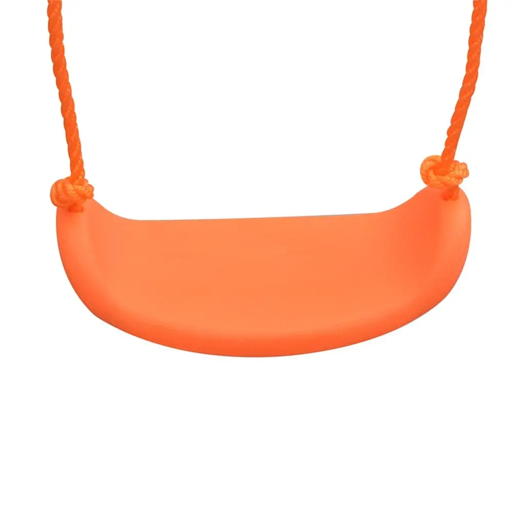Swing Set 2-in-1 A-Frame Orange Single and Toddler Outdoor Play Equipment