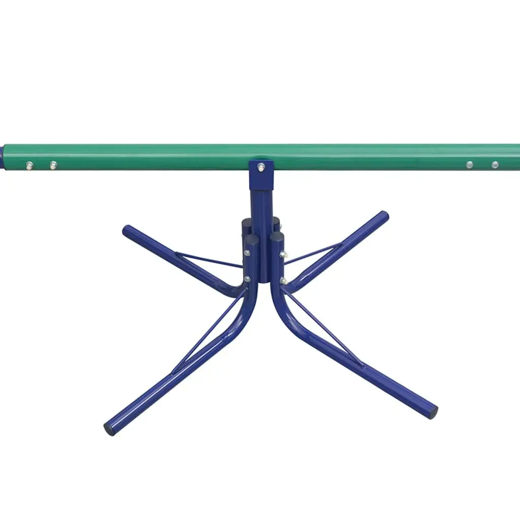 360-Degree Rotating Seesaw Orange Outdoor Playground Equipment