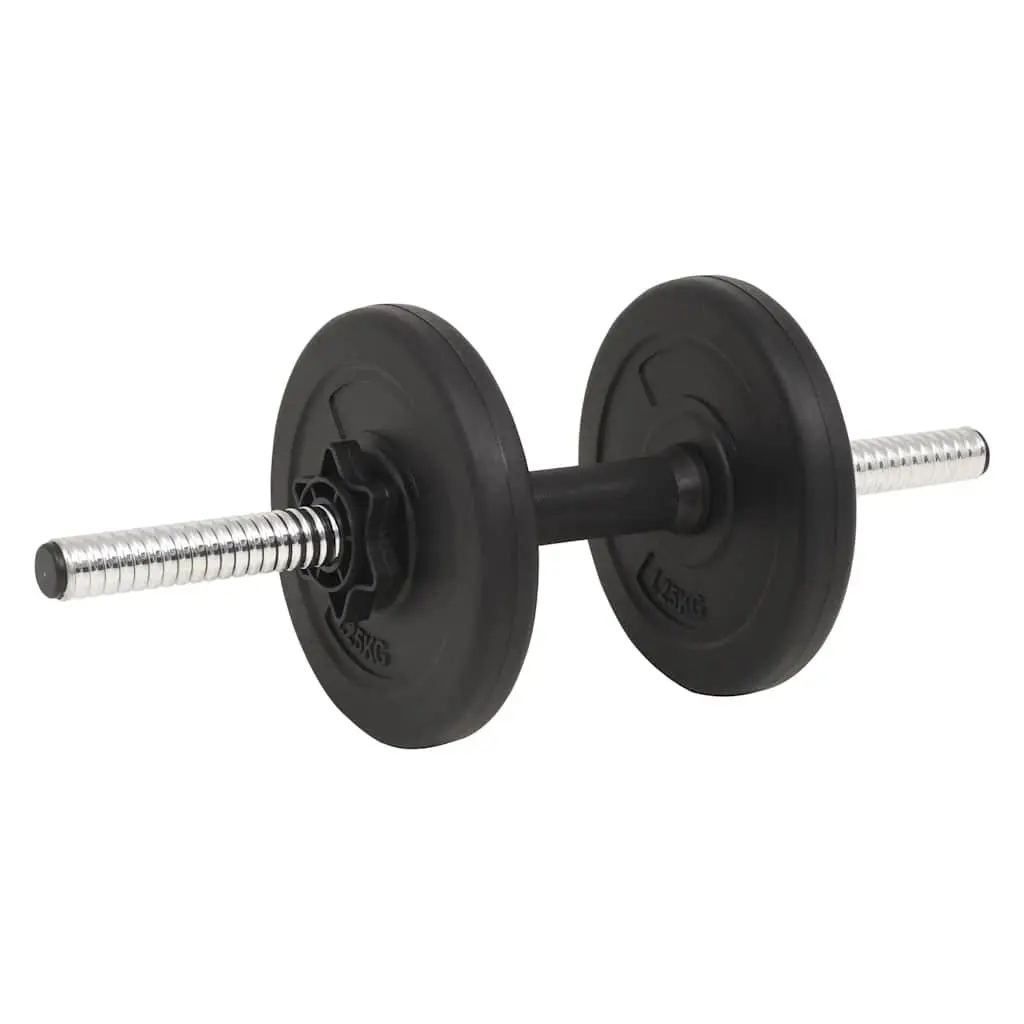 Barbell and Dumbbell Set 30kg Free Weights Home Gym Training Exercise Equipment