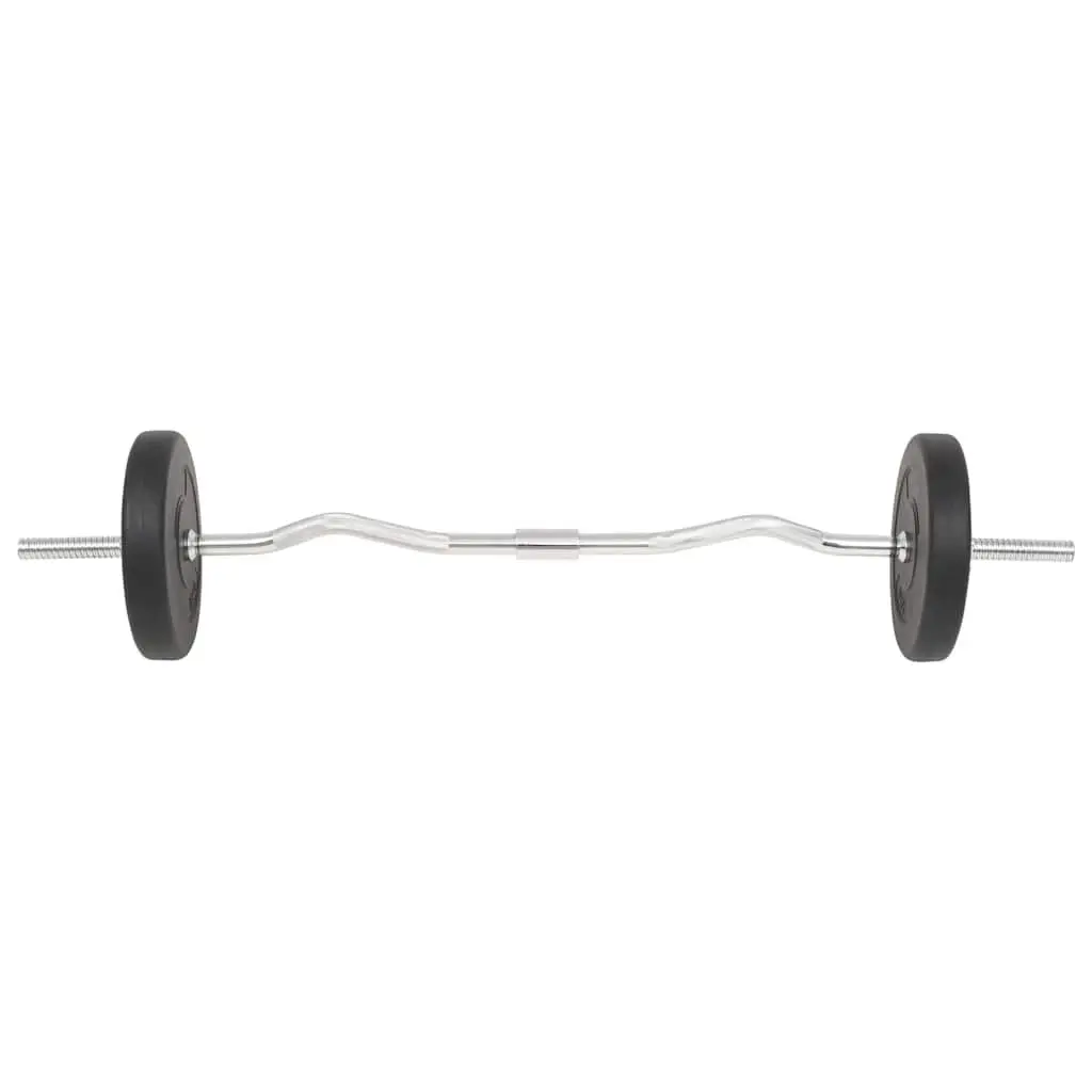 Barbell and Dumbbell Set 30kg Free Weights Home Gym Training Exercise Equipment