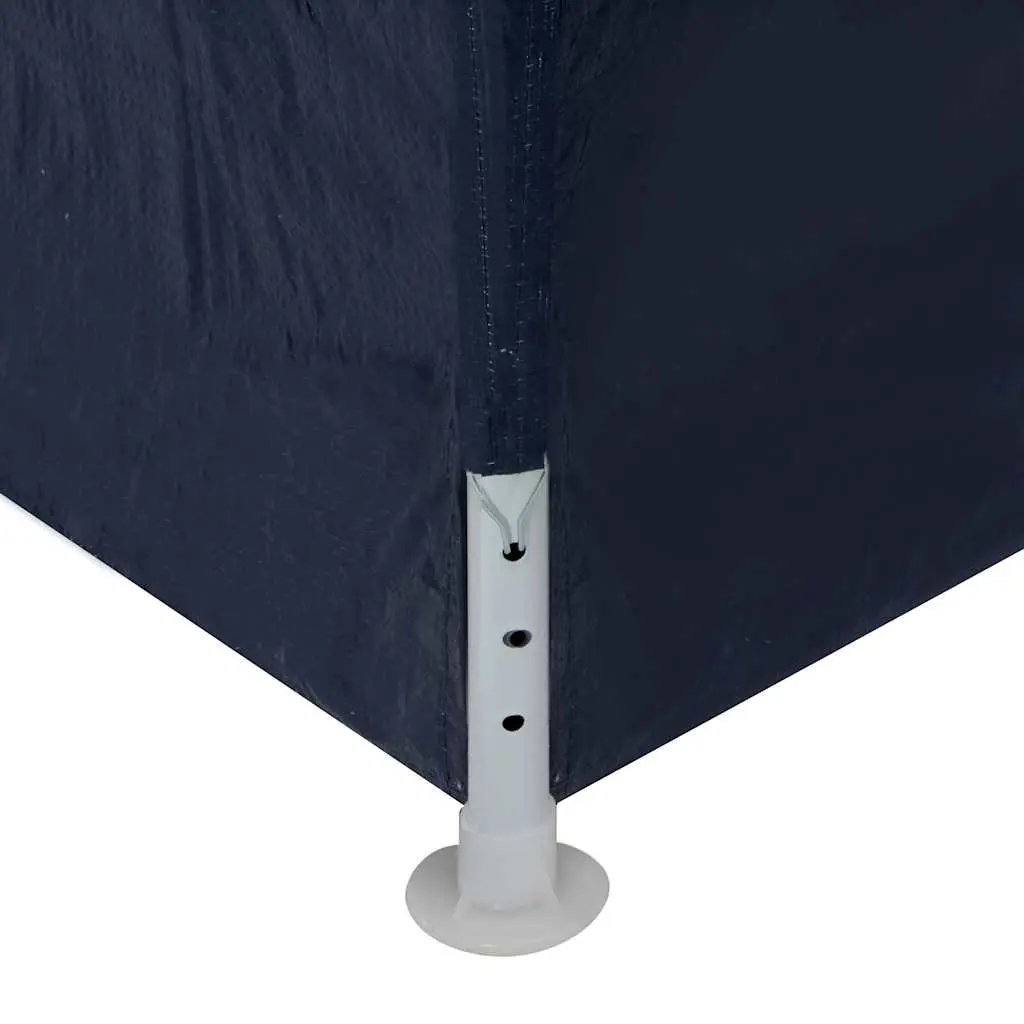 Garden Marquee Sunshade 3x12m Outdoor Party Tent with Removable Panels Blue