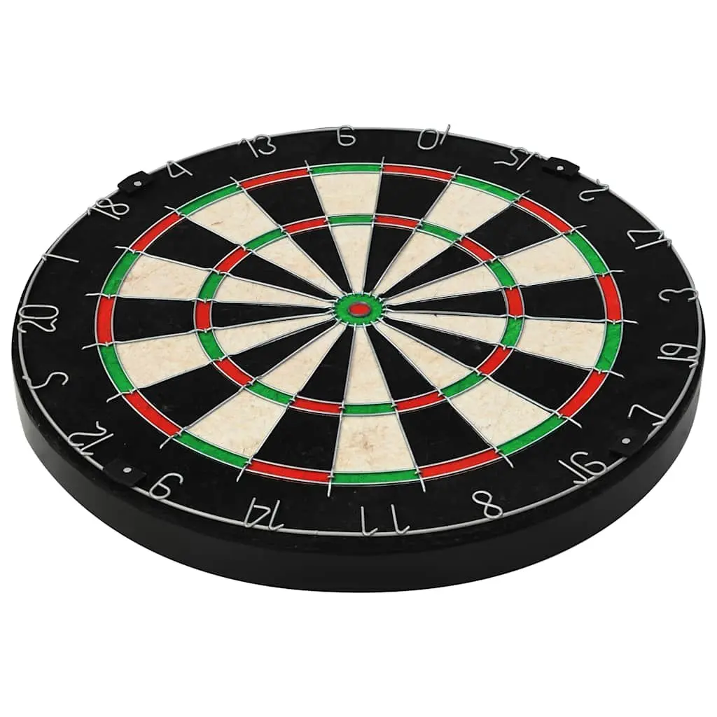 Sisal Dartboard Professional Indoor Throwing Game Set 6 Steel Tip Darts