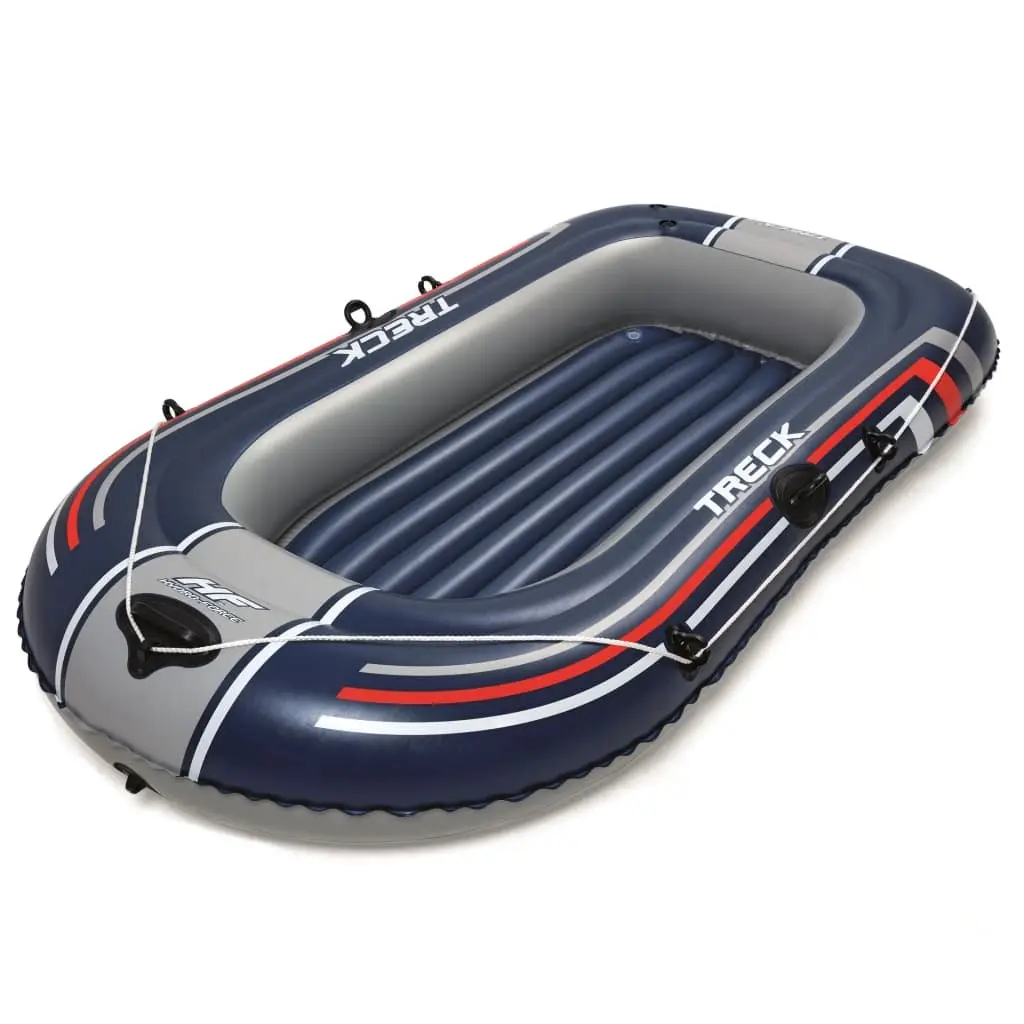 Inflatable Rowing Boat Blue 228cm Recreational Water Sports for 2 Persons