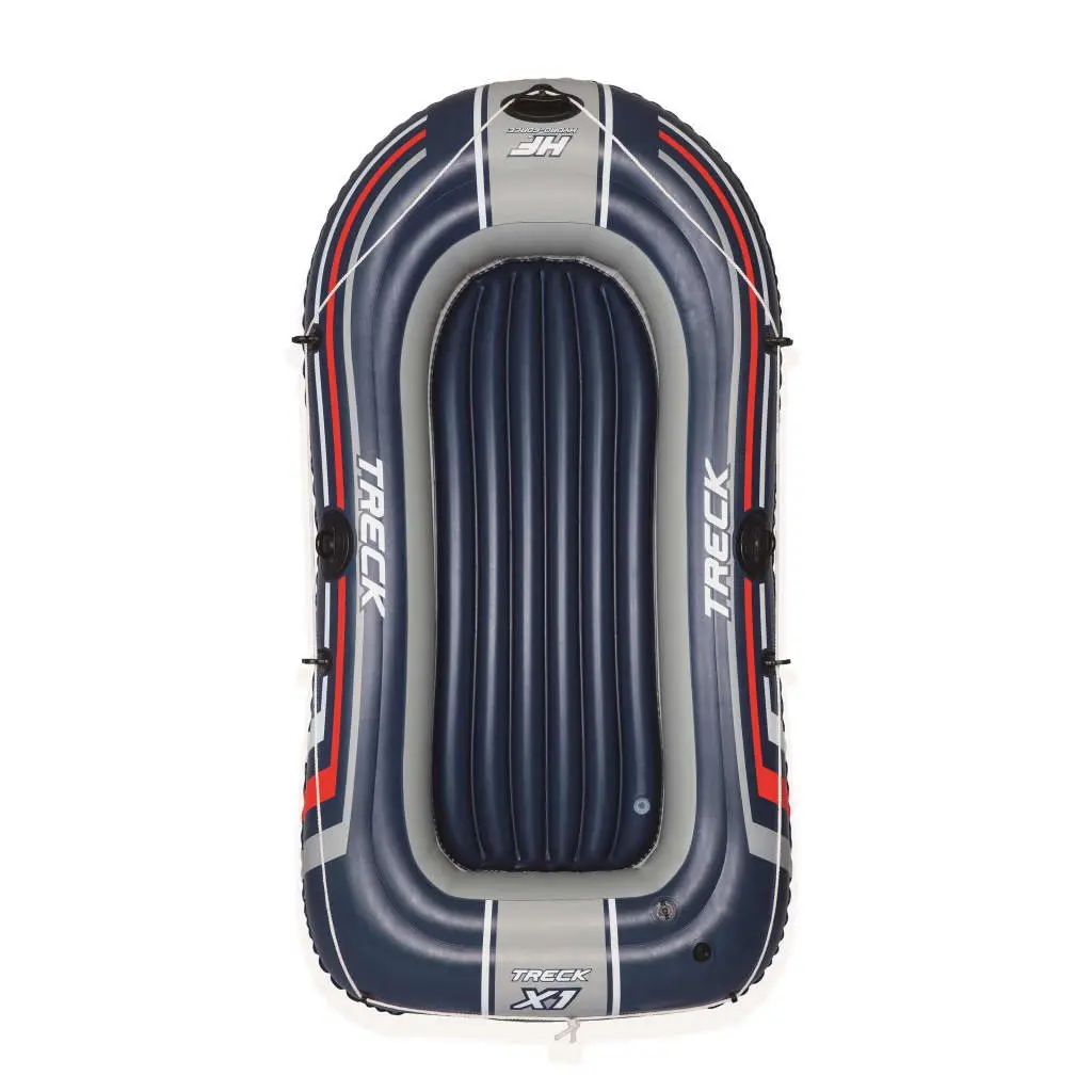 Inflatable Rowing Boat Blue 228cm Recreational Water Sports for 2 Persons