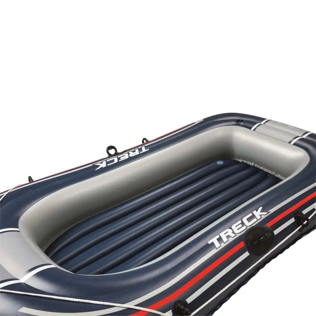 Inflatable Rowing Boat Blue 228cm Recreational Water Sports for 2 Persons