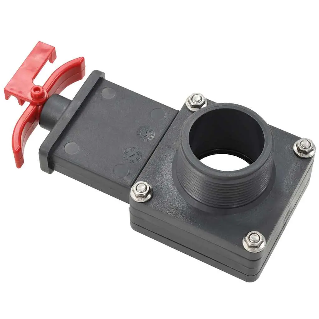 Pool Gate Valve Chlorine Resistant 1.5 Inch 2 Pack