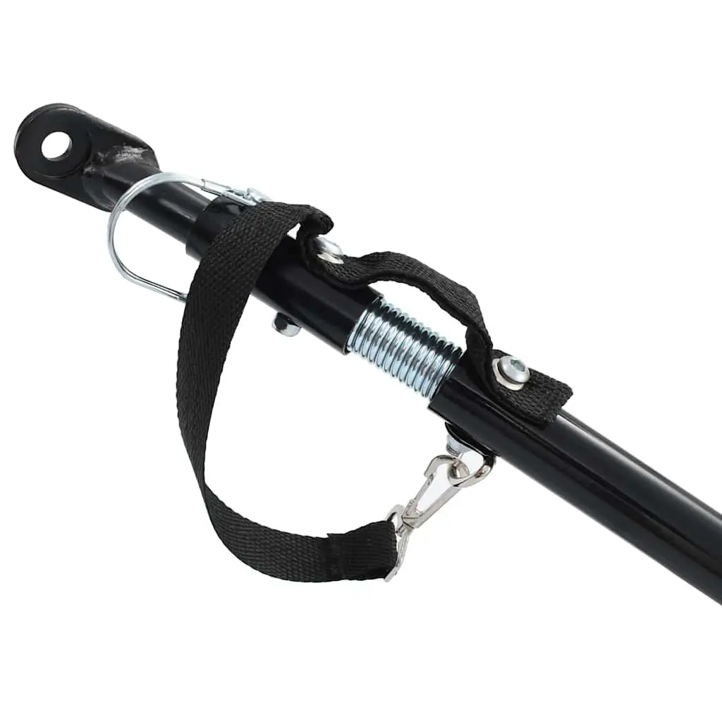 Bike Trailer Two-Wheeled Cargo Hauler Steel Frame Foldable Quick-Release Hitch