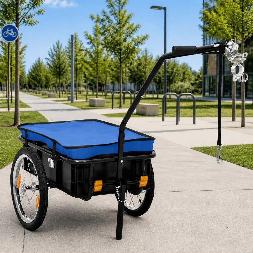 Bike Trailer Hand Wagon 155x60x83cm