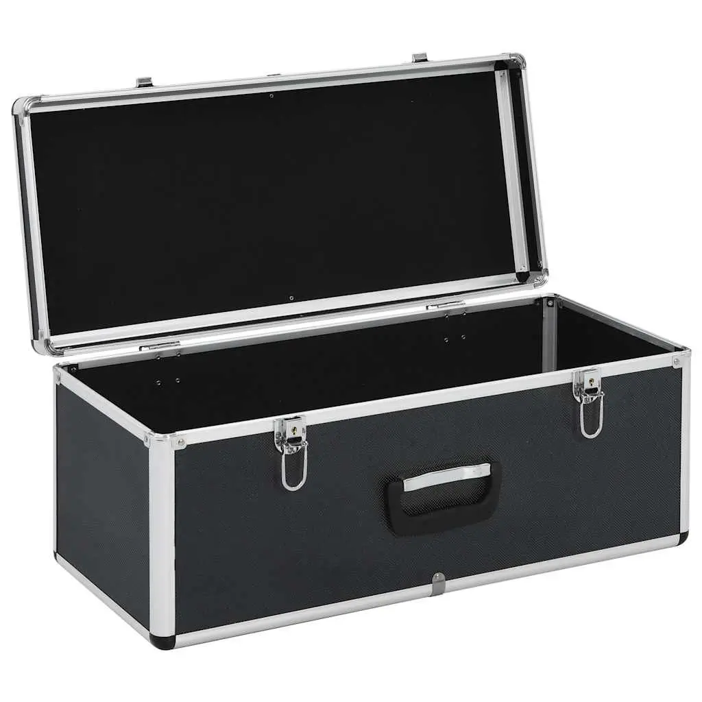 Storage Cases Portable Black Tool Equipment Carrying Handle 2 Piece
