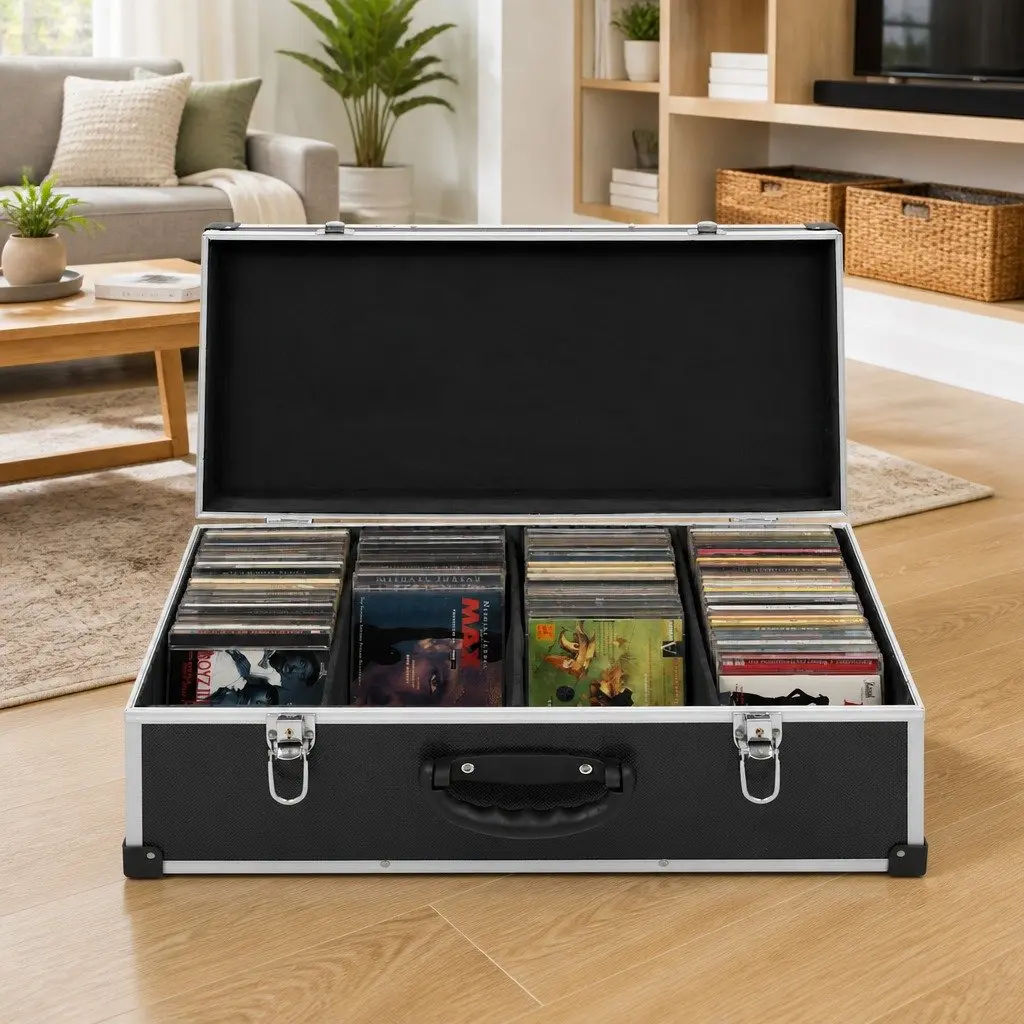 CD Organiser for 80 Discs, Black