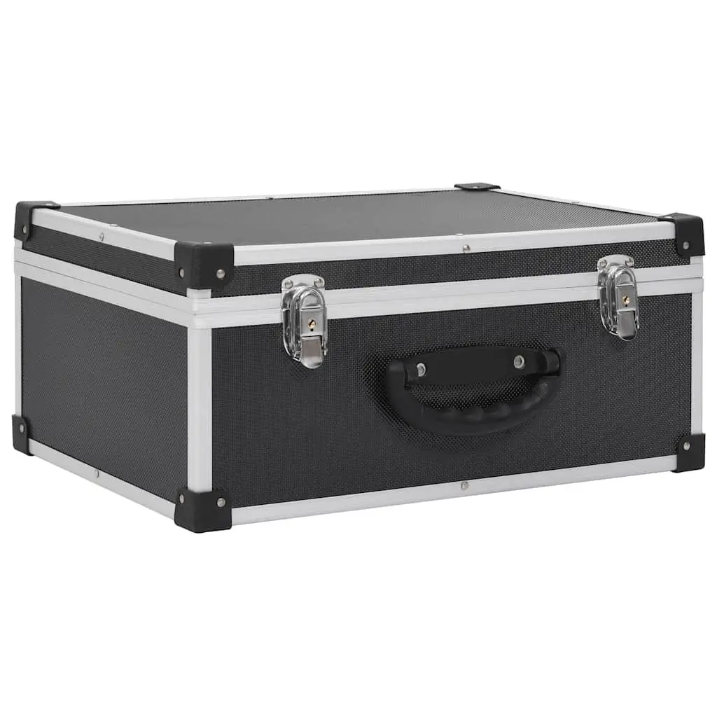 CD Case Black Aluminium Trim 60 Capacity