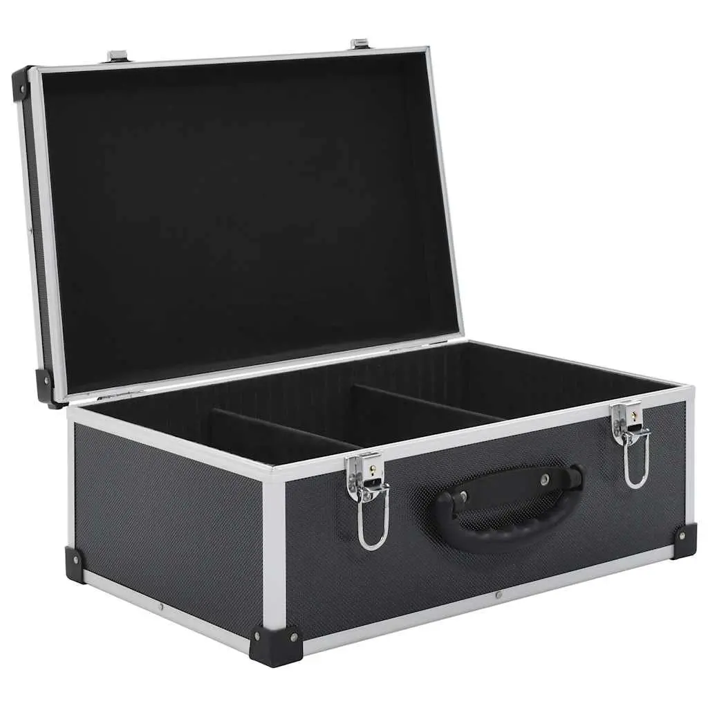 CD Case Black Aluminium Trim 60 Capacity