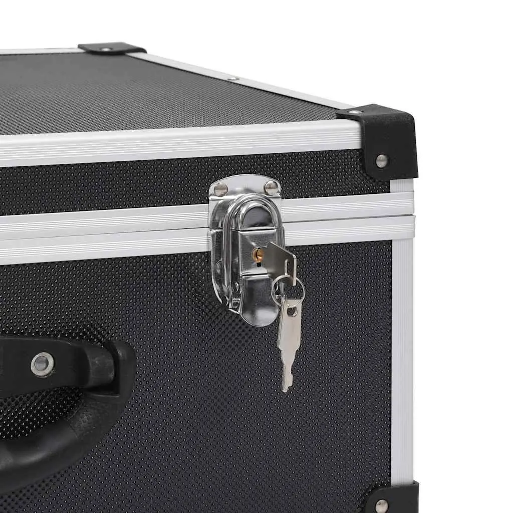 CD Case Black Aluminium Trim 60 Capacity