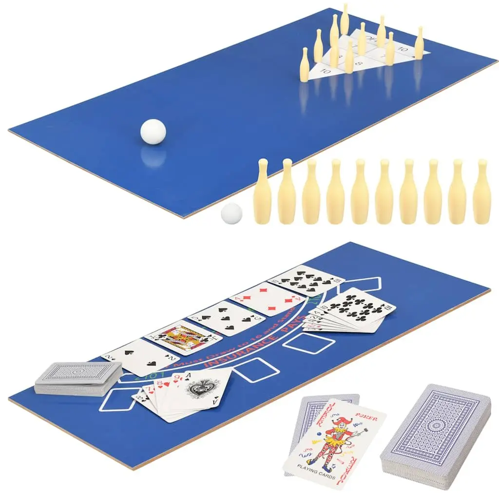 15-in-1 Multi Game Table Black 121x61x82cm Indoor Games