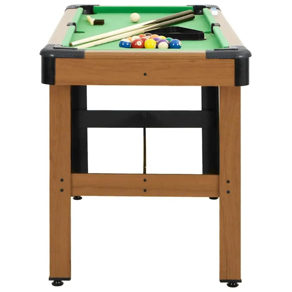 Billiard Table 4 Feet Indoor Brown with Wear-Resistant Surface 122x61x76cm