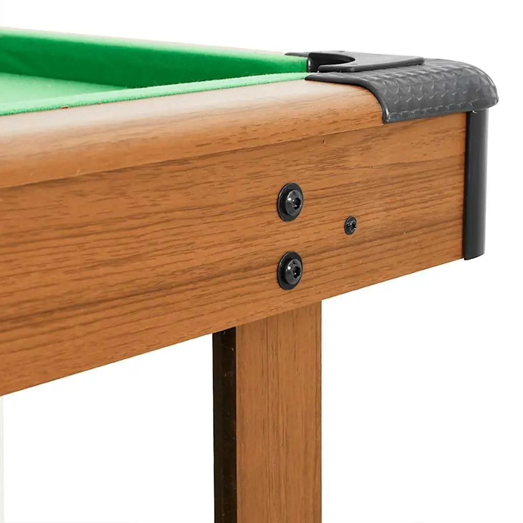 Billiard Table 4 Feet Indoor Brown with Wear-Resistant Surface 122x61x76cm