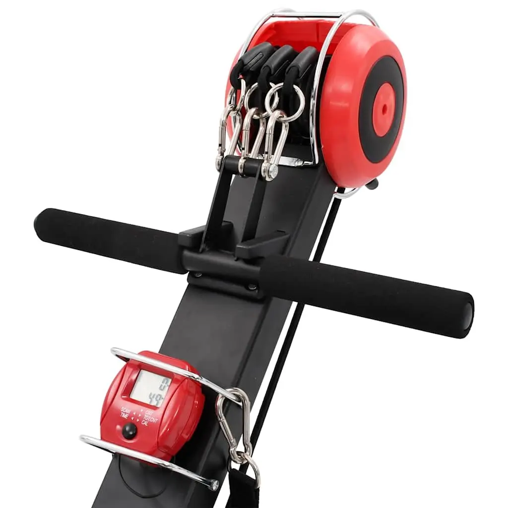 Folding Rowing Machine Adjustable Resistance Home Gym Cardio Exercise Equipment