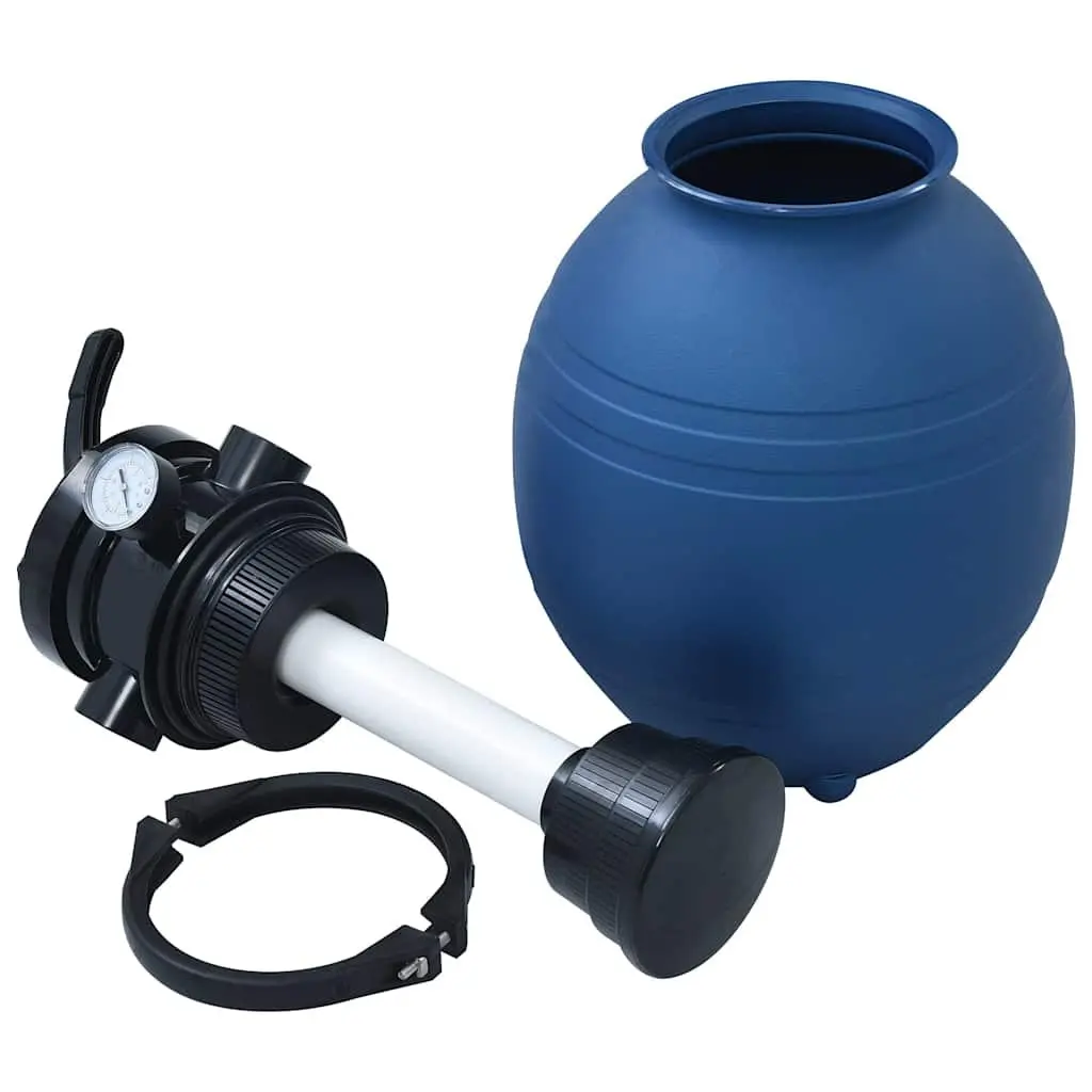 Pool Sand Filter 300mm 4 Position Valve Water Purification System 7m³/h Flow