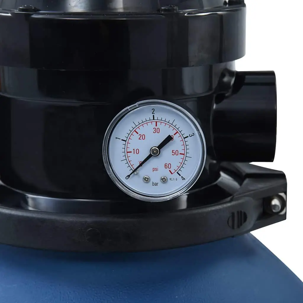 Pool Sand Filter 300mm 4 Position Valve Water Purification System 7m³/h Flow