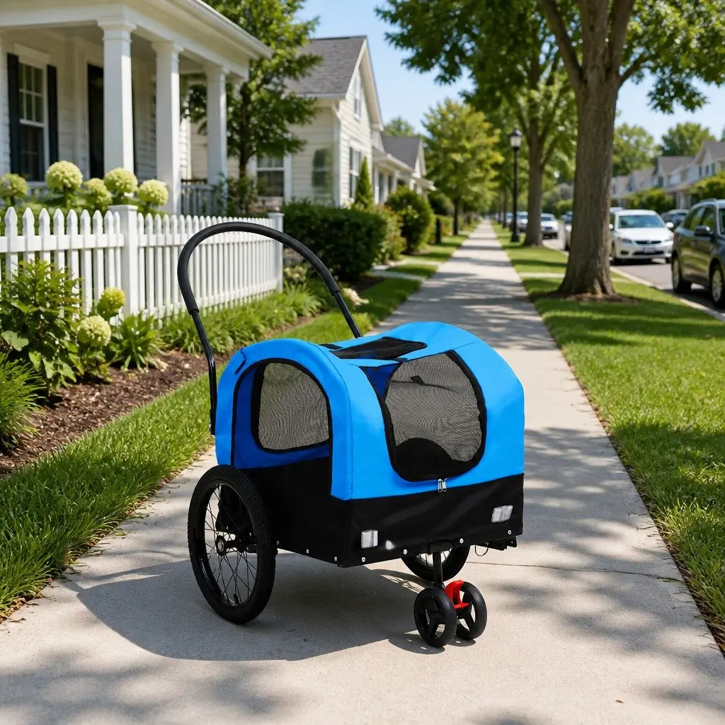 2-in-1 Pet Bike Trailer