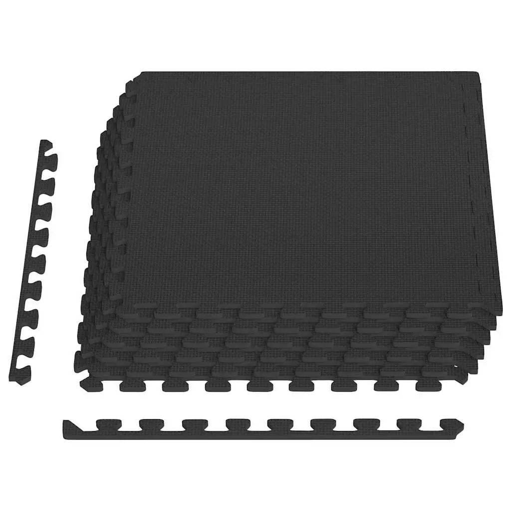Exercise Floor Mats Puzzle Interlocking Soft EVA Foam Anti-Slip 6 Piece