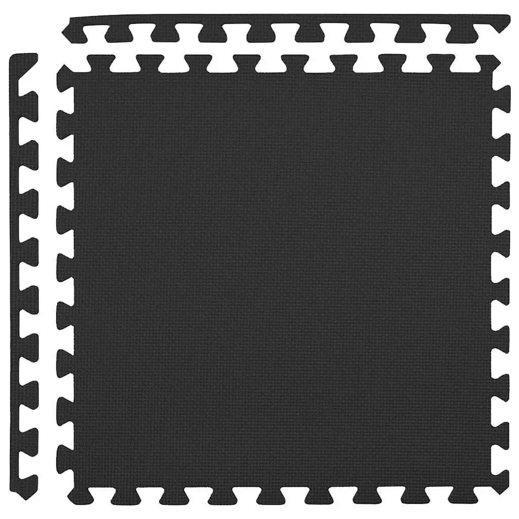 Exercise Floor Mats Puzzle Interlocking Soft EVA Foam Anti-Slip 6 Piece