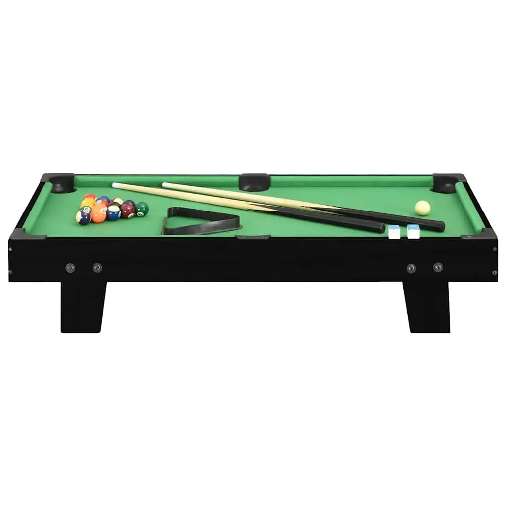 Mini Pool Table Portable Tabletop Billiards Game Set 92x52x19cm