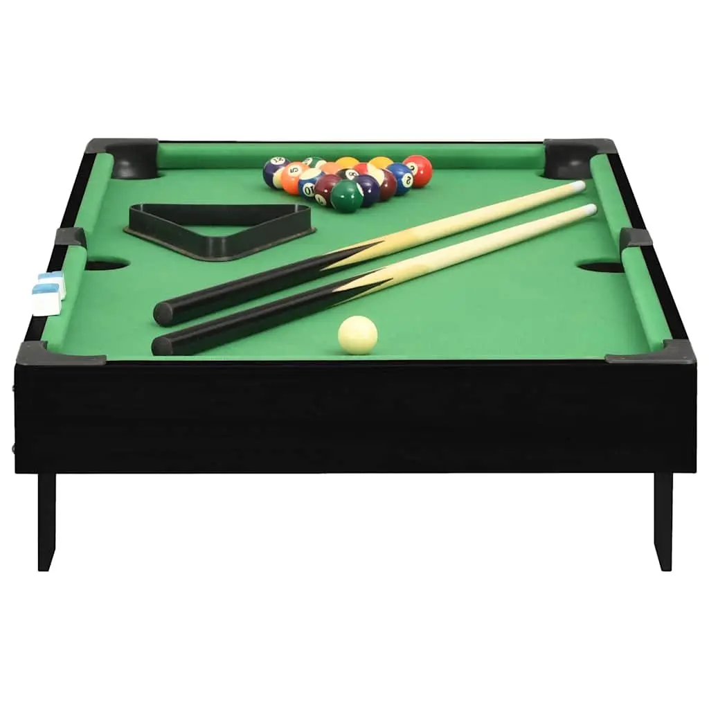 Mini Pool Table Portable Tabletop Billiards Game Set 92x52x19cm