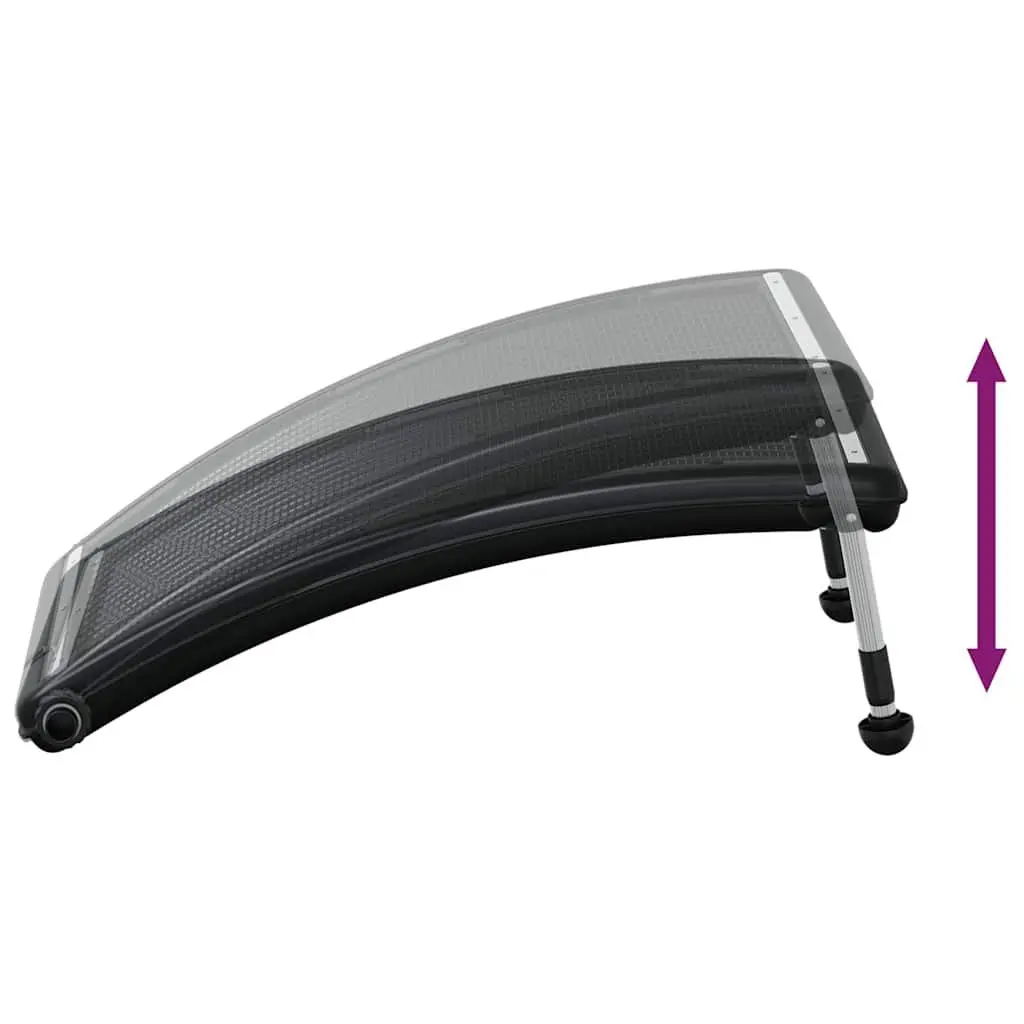 Solar Pool Heater Curved Panel Above Ground Adjustable Heating System 110x65cm